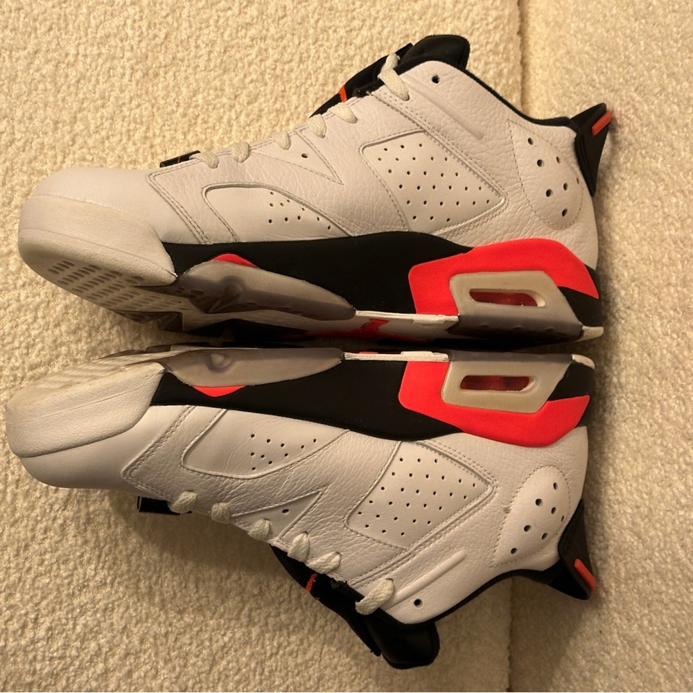 Air Jordan 6 Low Retro Infrared ‘15 sneakers size 10 men 11.5 women #304401123 - Picture 6 of 7